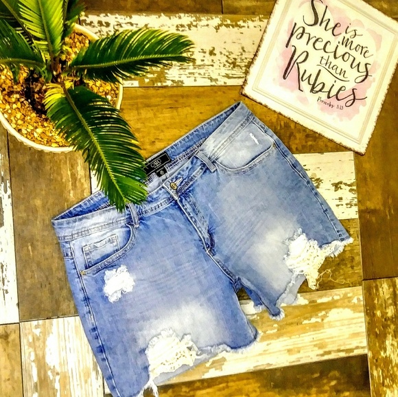 Cato Pants - Cato's Denim Cut Offs Plus Size 18W
